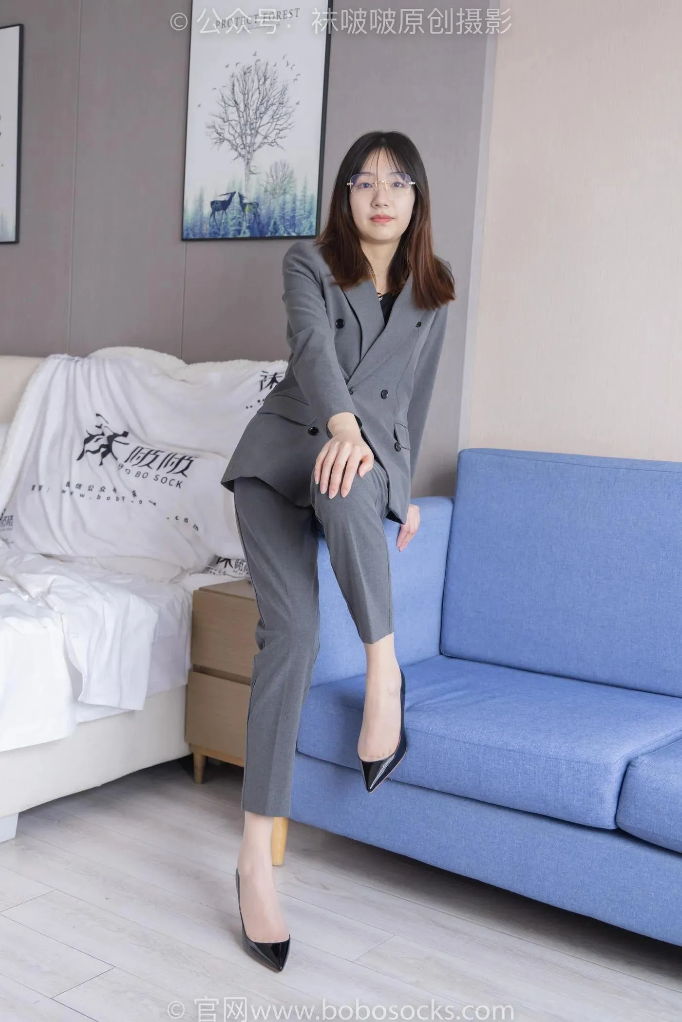 [BoBoSocks袜啵啵]NO.172 小甜豆-高跟鞋、肉丝、ol风 [139P]插图6